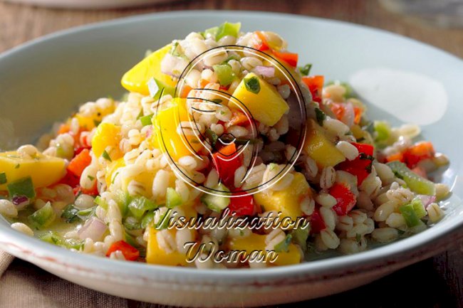Mango Barley Salad