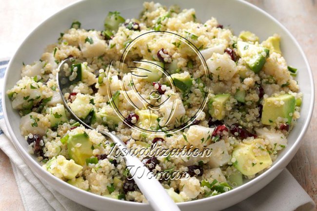 Lemon Cranberry Quinoa Salad
