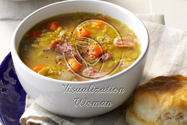 Split Pea Soup with Ham & Jalapeno