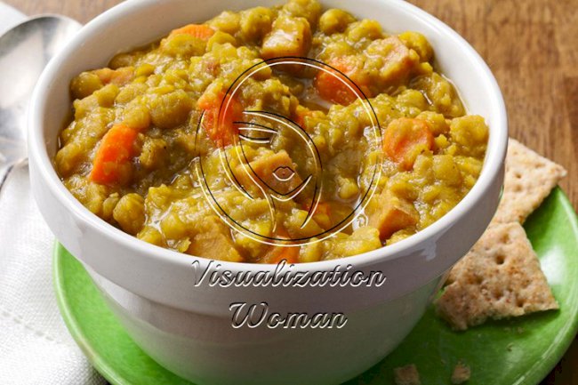 Curried Ham & Split Pea Soup