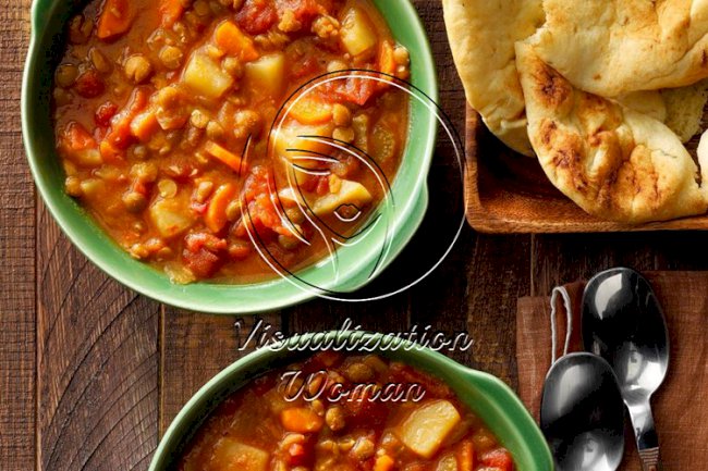 Spiced Split Pea Soup