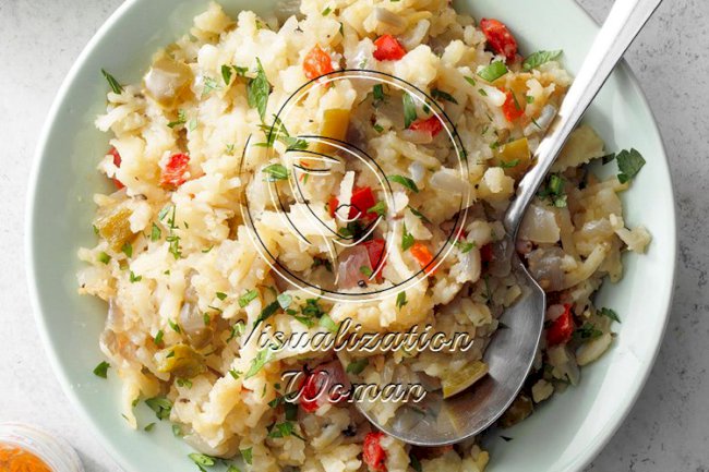 Onion-Garlic Hash Browns