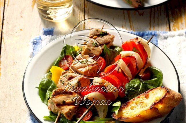 Tuna Teriyaki Kabobs