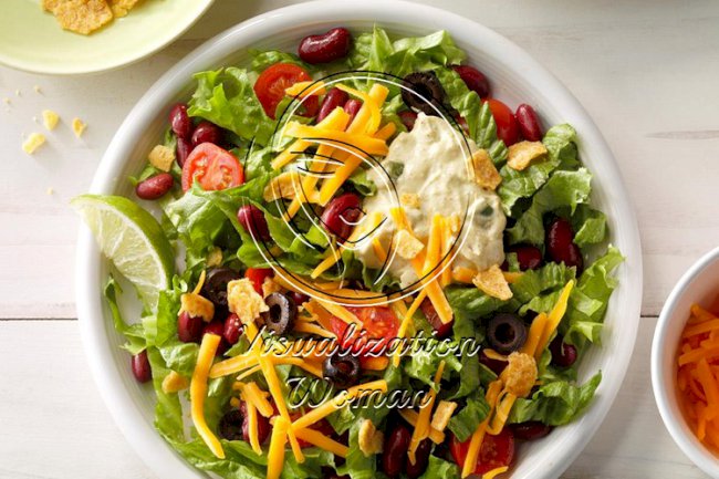 Meatless Taco Salad