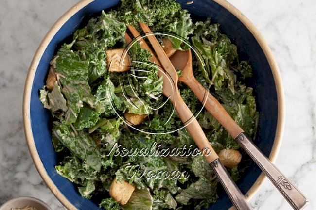 Kale Caesar Salad