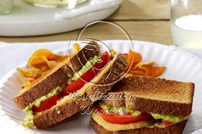 Tomato & Avocado Sandwiches