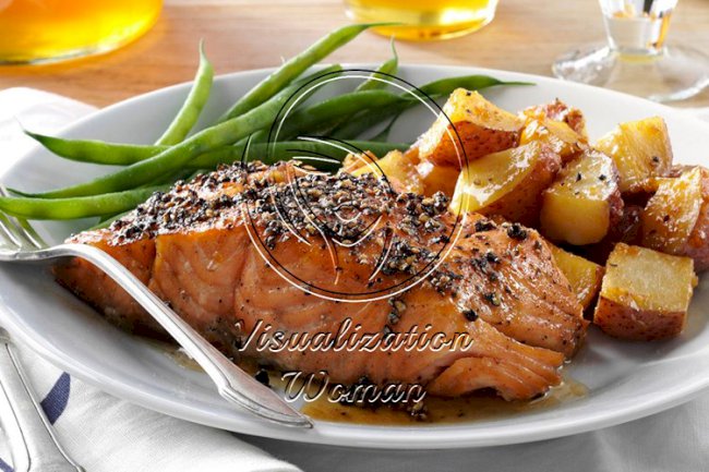 Smoked Honey-Peppercorn Salmon