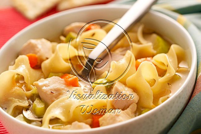 Roasted Chicken Noodle Soup