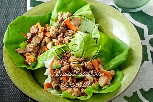 Peanutty Asian Lettuce Wraps