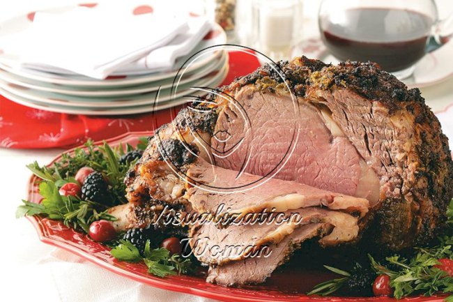 Herb-Crusted Prime Rib