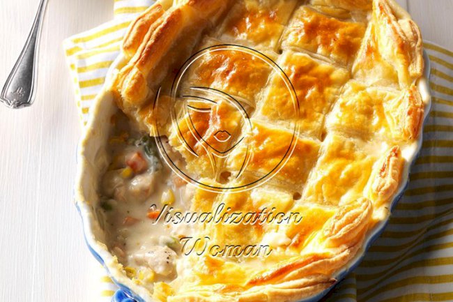 Puff Pastry Chicken Potpie