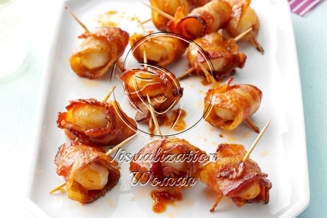 Bacon Water Chestnut Wraps