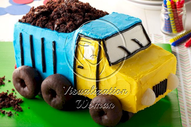 Dump Truck Cake