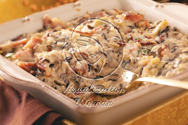 Alfredo Rice Casserole