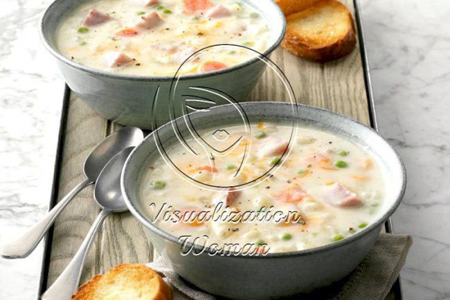 Cheddar Ham Soup