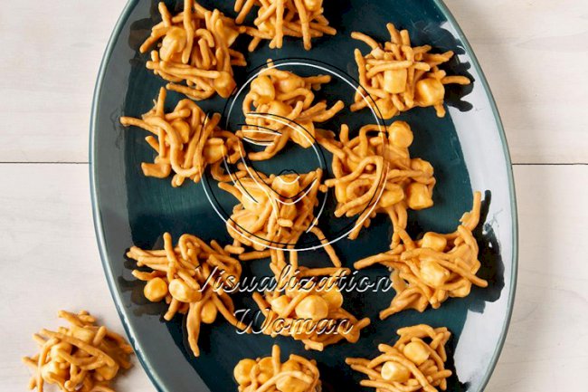 Haystack Cookies with Peanut Butter