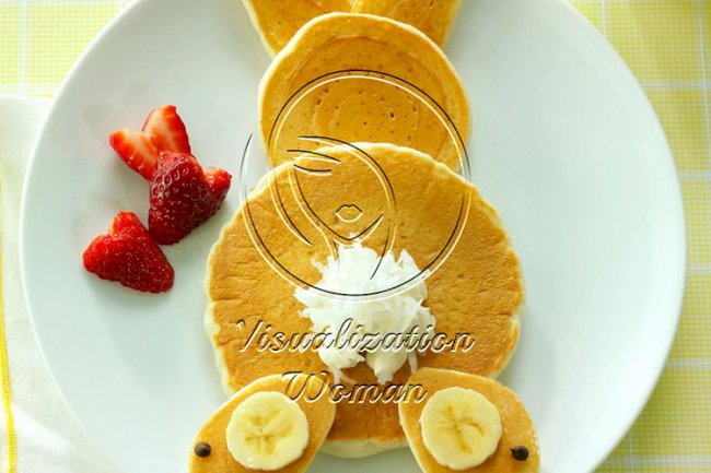 Fluffy Bunny Pancakes