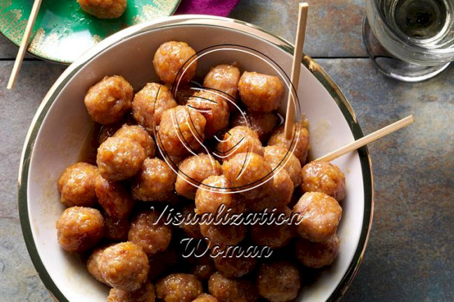 Ham Balls with Brown Sugar Glaze