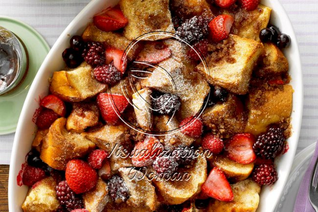 Mixed Berry French Toast Bake