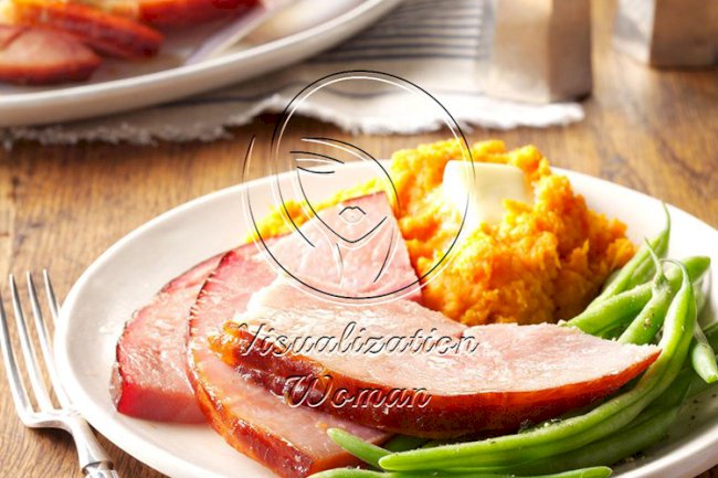 Slow-Cooked Ham