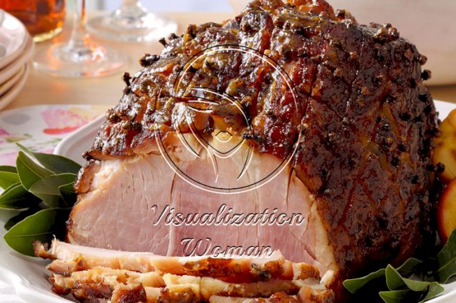 Apricot-Glazed Ham