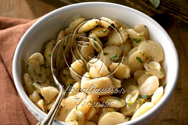 Lemon-Garlic Lima Beans