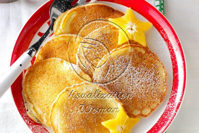 Orange Ricotta Pancakes