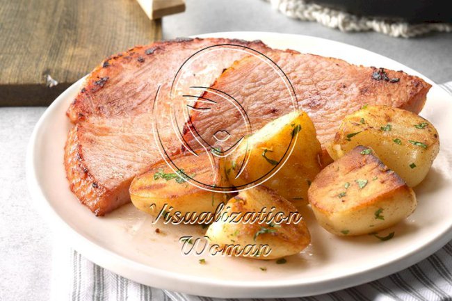 Country Ham and Potatoes