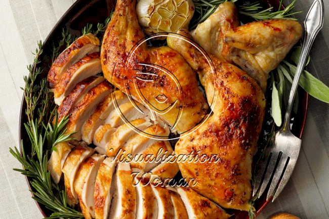Buttery Herb Roasted Chicken