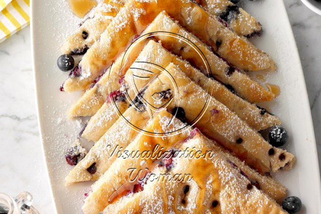 Baked Blueberry Pancake