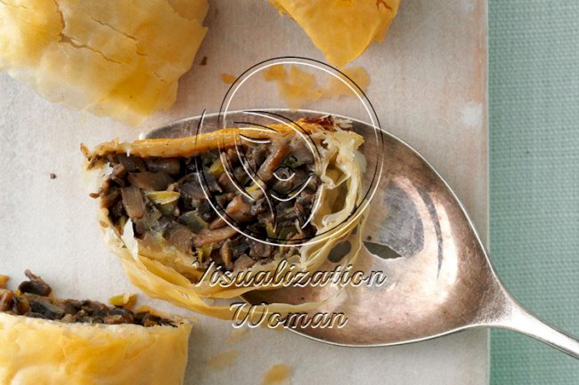 Mushroom & Leek Strudel