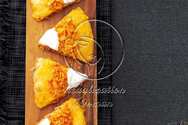 Candy Corn Quesadillas