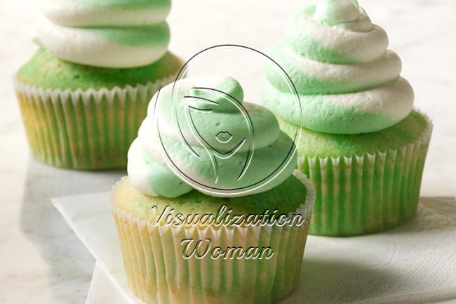 Creme de Menthe Cupcakes
