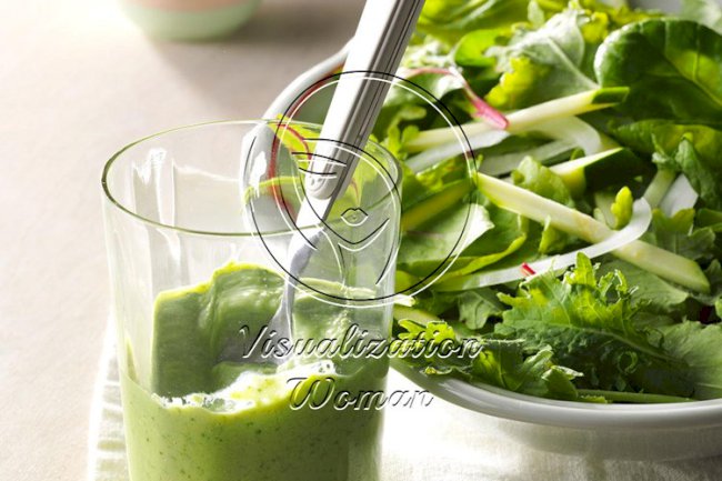 Baby Kale Salad with Avocado-Lime Dressing