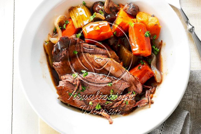 Beer-Braised Roast with Root Vegetables