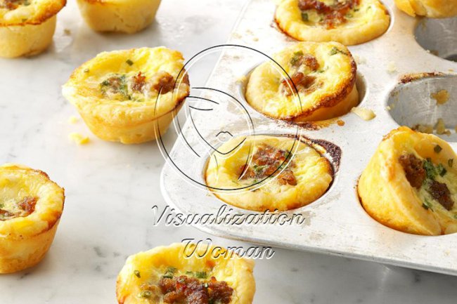 Petite Sausage Quiches