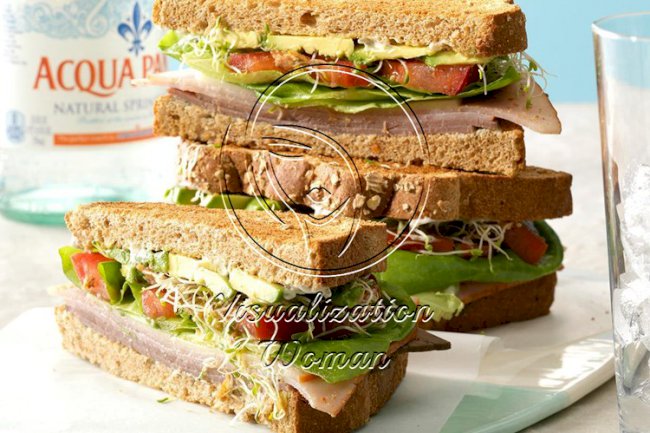 Toasted Clubs with Dill Mayo