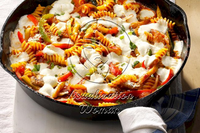 Spicy Veggie Pasta Bake