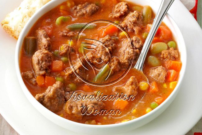Tomato Hamburger Soup