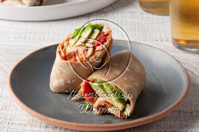 Chicken Avocado Wraps