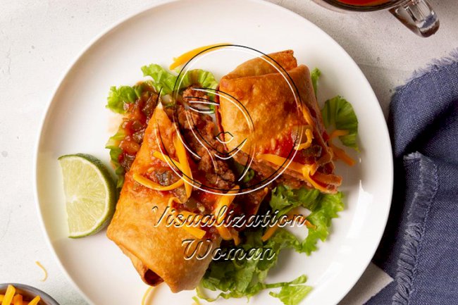 Beef Chimichangas
