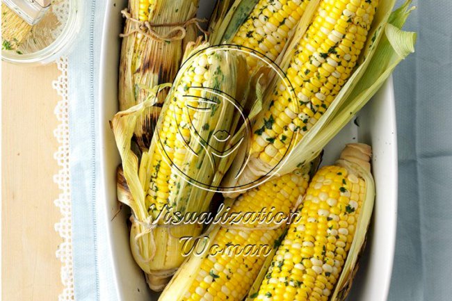 Herbed Grilled Corn on the Cob