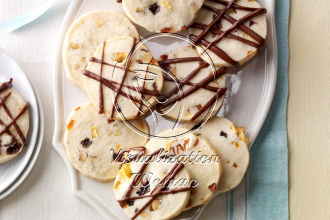 Glazed Italian Fruitcake Cookies