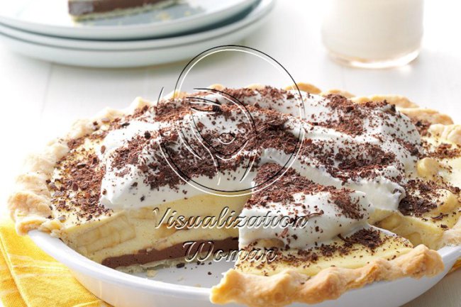 Creamy Chocolate-Banana Pie