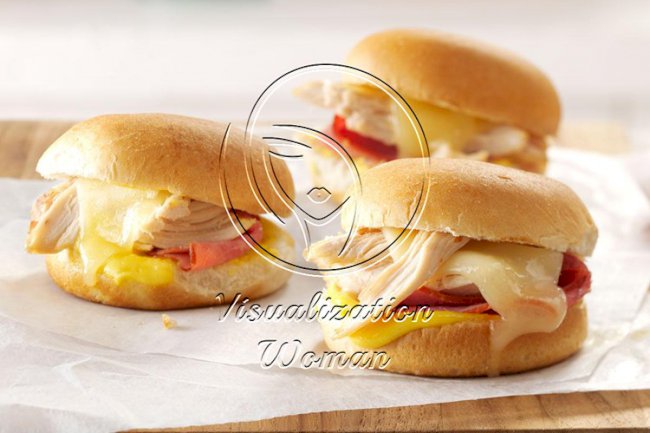 Swiss Chicken Sliders