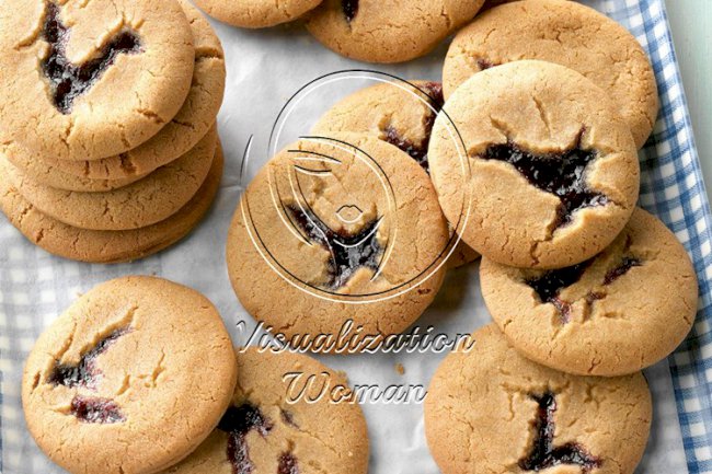 Blackberry Peekaboo Cookies