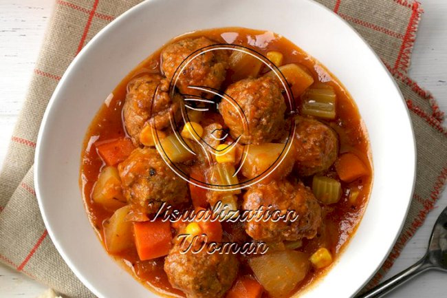 Slow-Cooker Meatball Stew