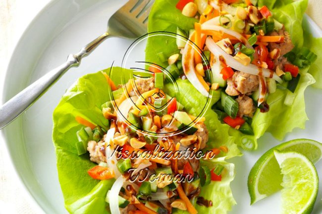 Vietnamese Pork Lettuce Wraps