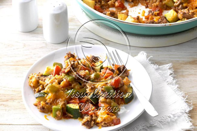 Zucchini Beef Skillet