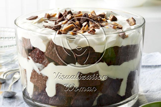 Toffee Brownie Trifle